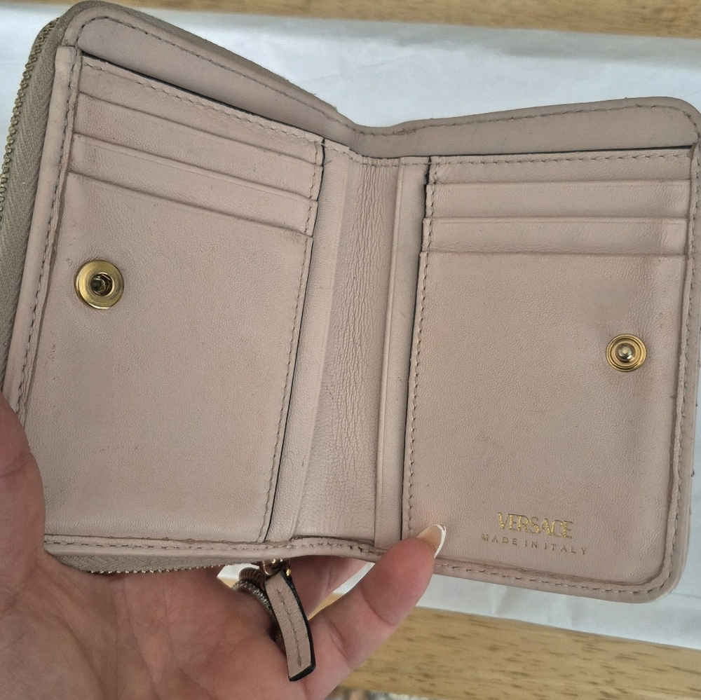 Versace Quilted Leather Medusa Wallet - Picture 7 of 15